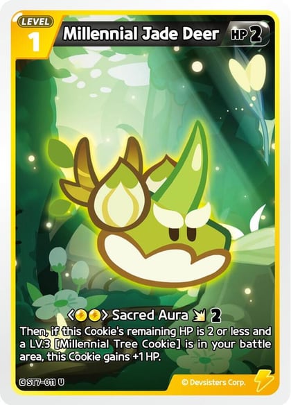 Millennial Jade Deer, Starter Deck Assortment 2: Legendary Cookie ST7-011