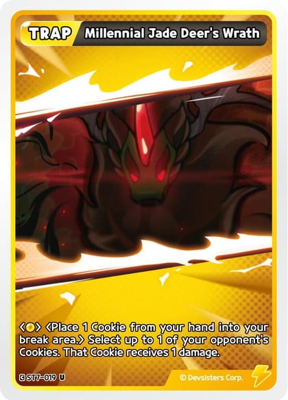 Millennial Jade Deer's Wrath, Starter Deck Assortment 2: Legendary Cookie ST7-019