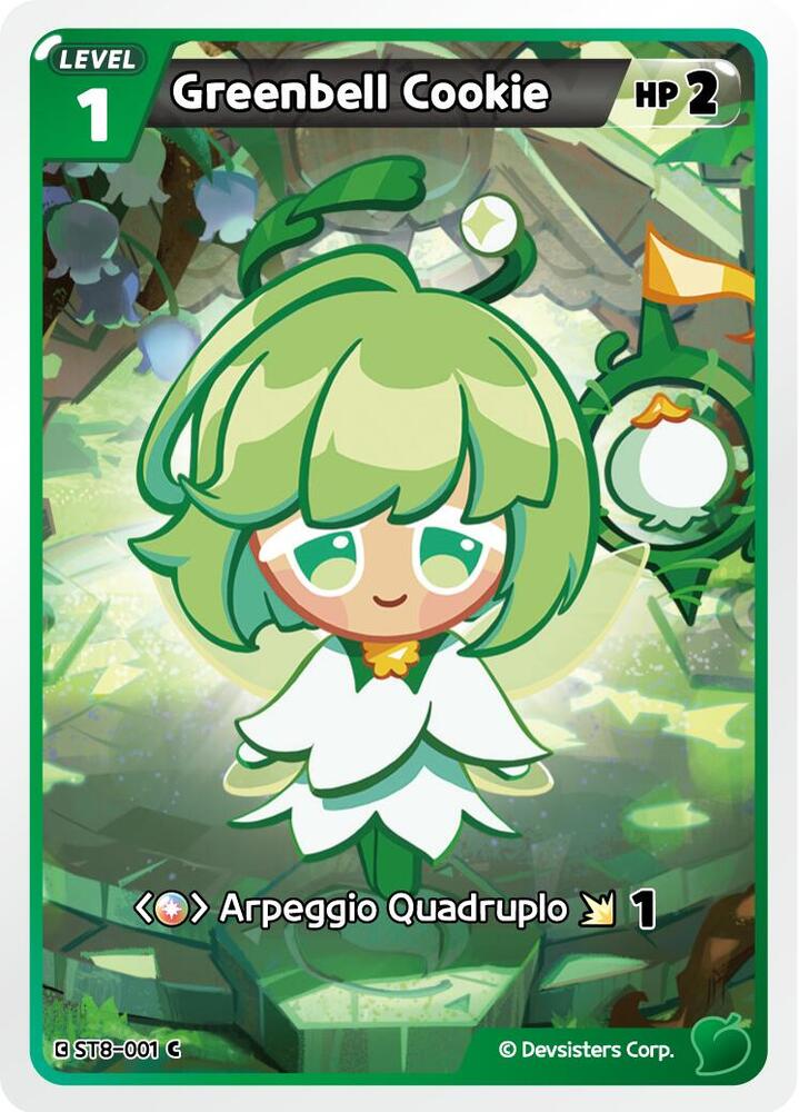 Greenbell Cookie, Starter Deck Assortment 2: Legendary Cookie ST8-001