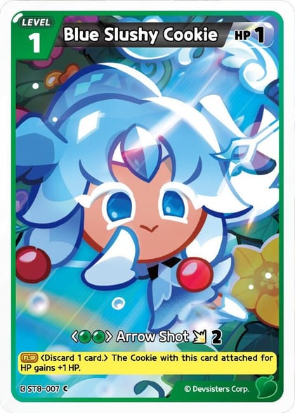 Blue Slushy Cookie, Starter Deck Assortment 2: Legendary Cookie ST8-007
