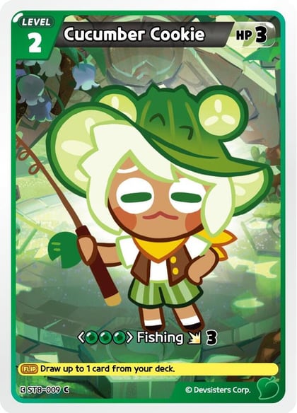 Cucumber Cookie, Starter Deck Assortment 2: Legendary Cookie ST8-009