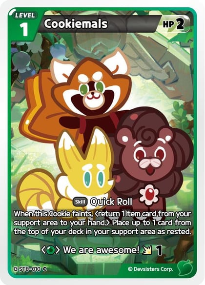 Cookiemals, Starter Deck Assortment 2: Legendary Cookie ST8-010