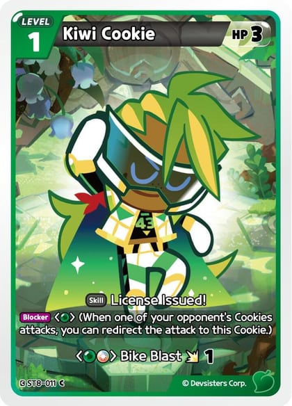Kiwi Cookie, Starter Deck Assortment 2: Legendary Cookie ST8-011