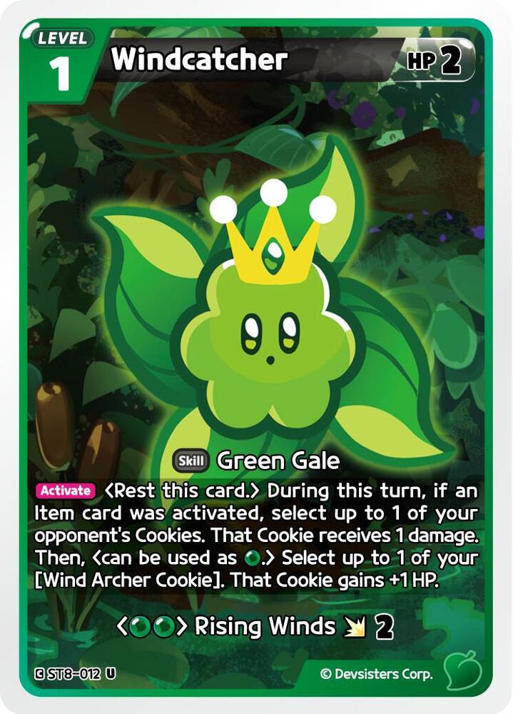 Windcatcher, Starter Deck Assortment 2: Legendary Cookie ST8-012