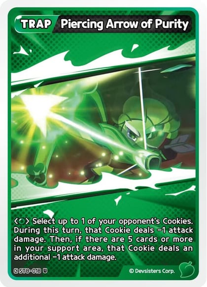 Piercing Arrow of Purity, Starter Deck Assortment 2: Legendary Cookie ST8-018