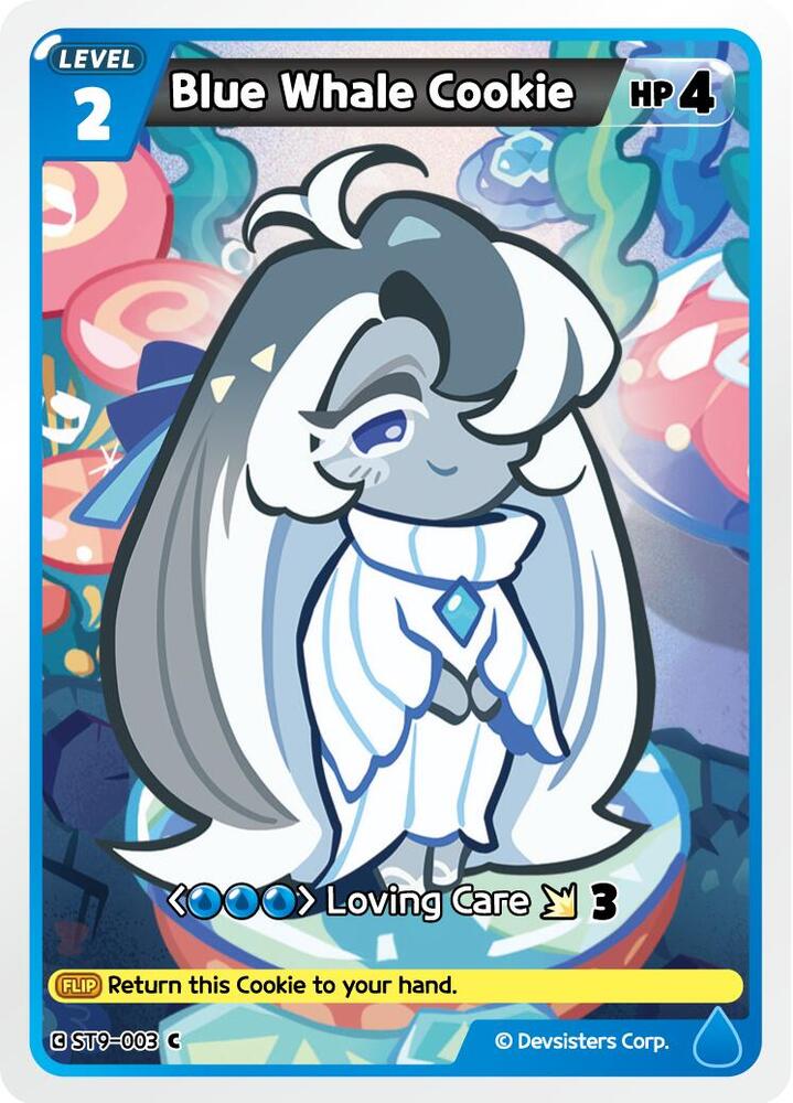 Blue Whale Cookie, Starter Deck Assortment 2: Legendary Cookie ST9-003