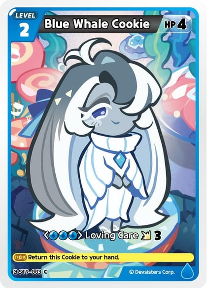 Blue Whale Cookie, Starter Deck Assortment 2: Legendary Cookie ST9-003