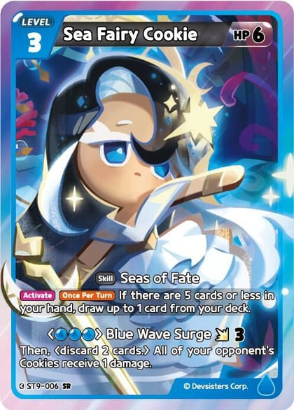 Sea Fairy Cookie, Starter Deck Assortment 2: Legendary Cookie ST9-006