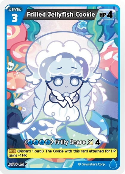 Frilled Jellyfish Cookie, Starter Deck Assortment 2: Legendary Cookie ST9-011