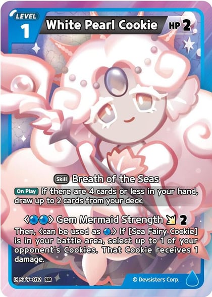 White Pearl Cookie, Starter Deck Assortment 2: Legendary Cookie ST9-012