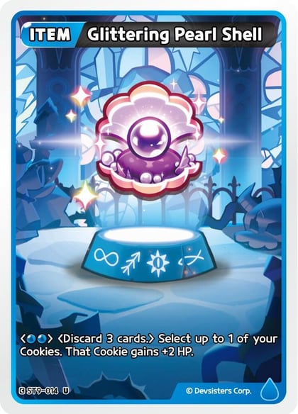 Glittering Pearl Shell, Starter Deck Assortment 2: Legendary Cookie ST9-014