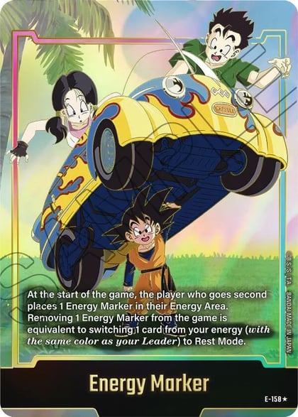 Energy Marker (E-158) (Gold), Fusion World Energy Markers E-158