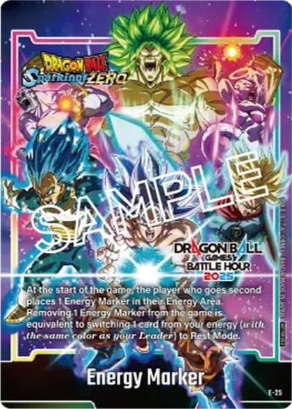 Energy Marker (E-25) (Dragon Ball Games Battle Hour 2025 Promo Card Set), Fusion World Energy Markers E-25