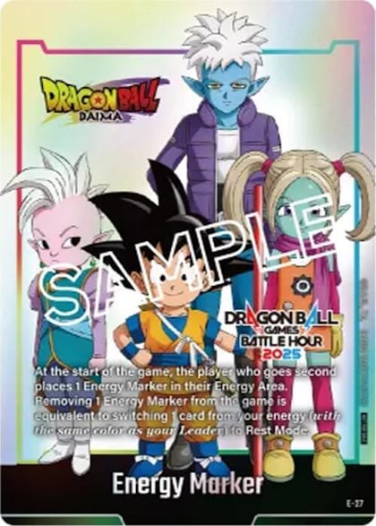Energy Marker (E-27) (Dragon Ball Games Battle Hour 2025 Promo Card Set), Fusion World Energy Markers E-27