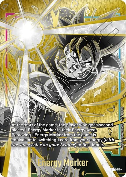 Energy Marker (E01-01) (Alternate Art Gold), Fusion World Energy Markers E01-01