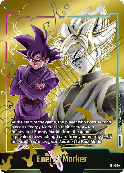 Energy Marker (E01-07) (Gold), Fusion World Energy Markers E01-07