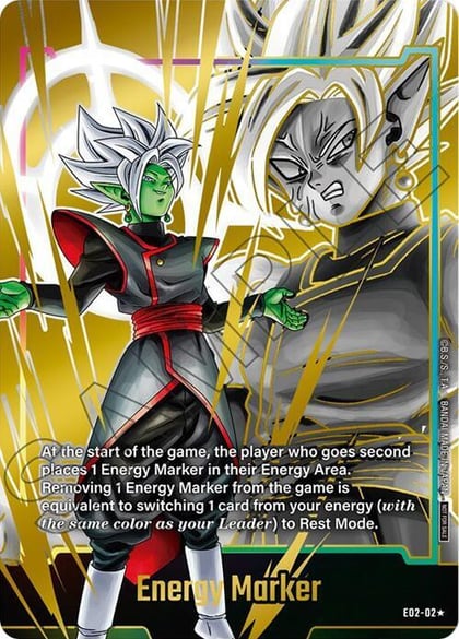 Energy Marker (E02-02) (Gold), Fusion World Energy Markers E02-02