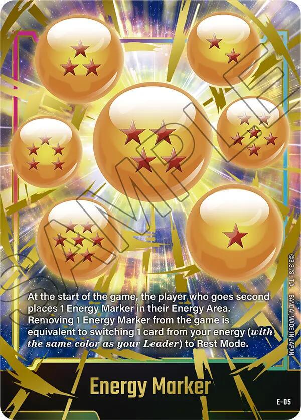 Energy Marker - E-05 (Gold), Fusion World Promotion Cards and Packs E-05