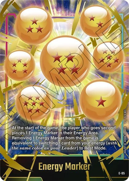Energy Marker - E-05 (Gold), Fusion World Promotion Cards and Packs E-05