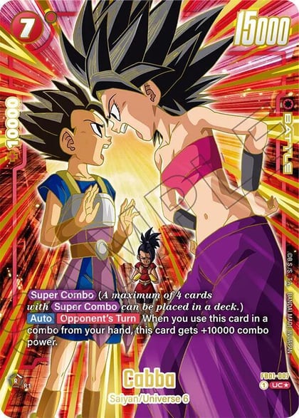 Cabba (1st Anniversary Set), Fusion World Promotion Cards and Packs FB01-007