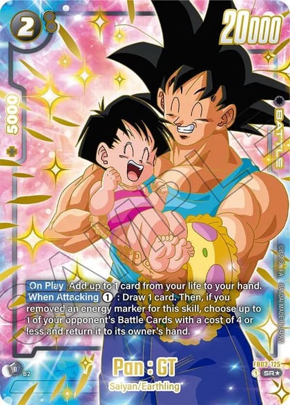 Pan : GT (1st Anniversary Set), Fusion World Promotion Cards and Packs FB03-125