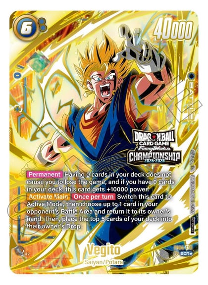 Vegito - FB04-130 (Alternate Art), Fusion World Promotion Cards and Packs FB04-130