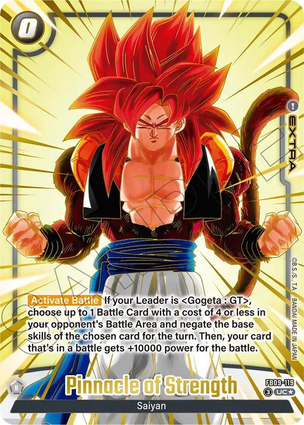 Pinnacle of Strength (2nd Anniversary Set), Fusion World Promotion Cards and Packs FB09-119
