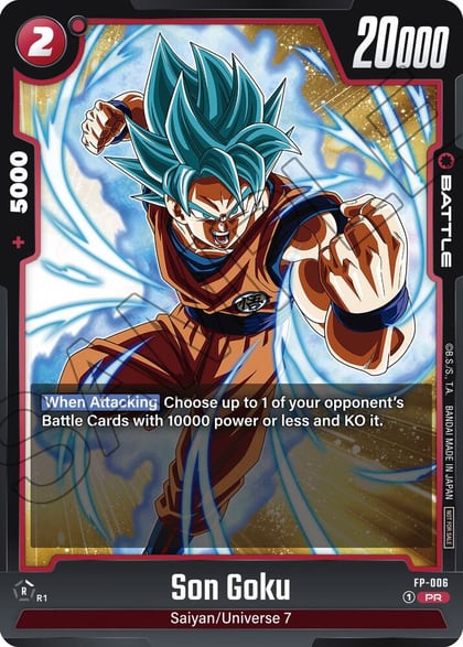 Son Goku - FP-006, Fusion World Promotion Cards and Packs FP-006