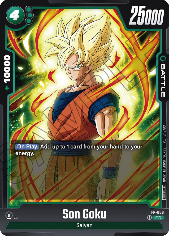 Son Goku - FP-008, Fusion World Promotion Cards and Packs FP-008