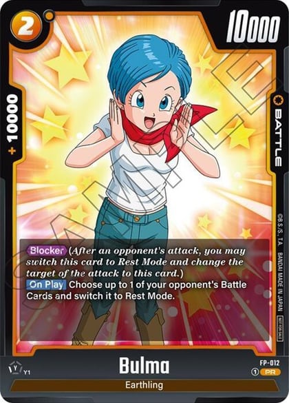 Bulma - FP-012, Fusion World Promotion Cards and Packs FP-012
