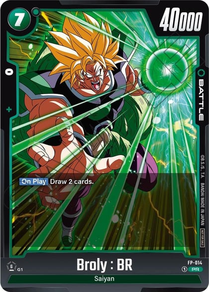 Broly : BR - FP-014, Fusion World Promotion Cards and Packs FP-014