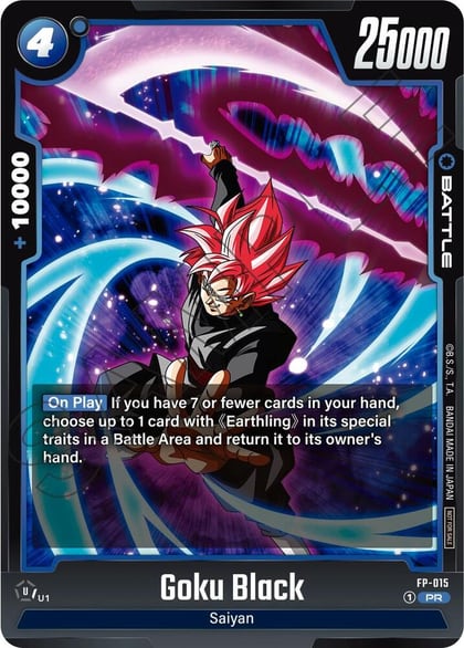 Goku Black - FP-015, Fusion World Promotion Cards and Packs FP-015