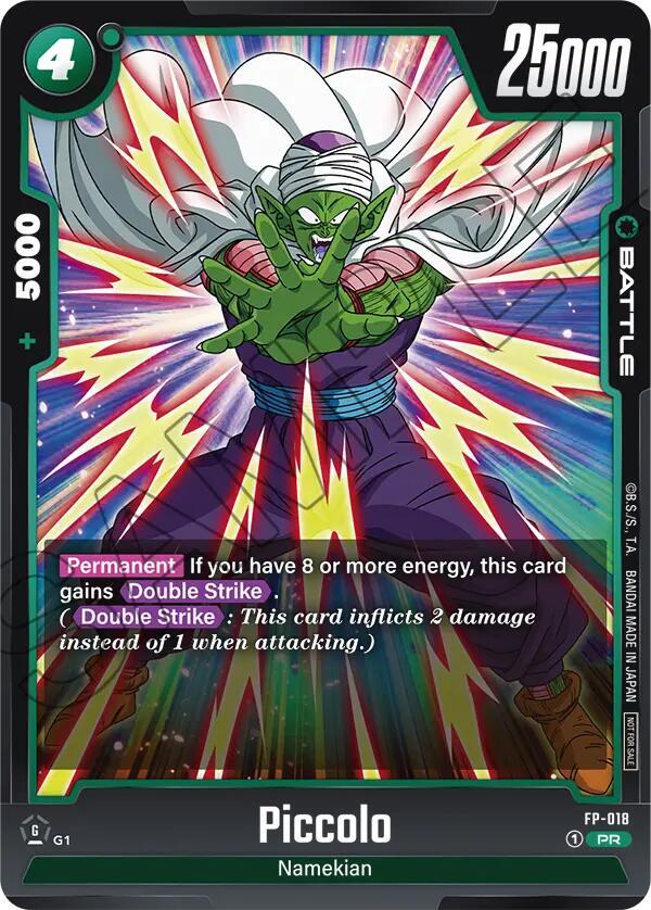 Piccolo - FP-018, Fusion World Promotion Cards and Packs FP-018