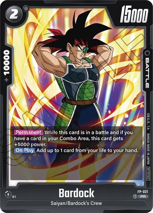 Bardock - FP-021, Fusion World Promotion Cards and Packs FP-021