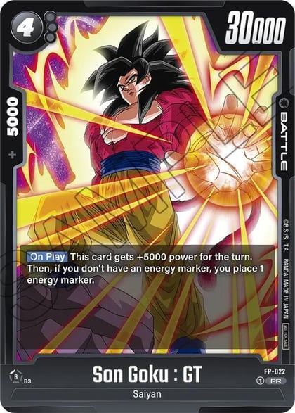 Son Goku : GT - FP-022, Fusion World Promotion Cards and Packs FP-022