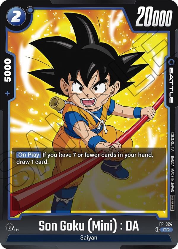 Son Goku (Mini) : DA - FP-024, Fusion World Promotion Cards and Packs FP-024