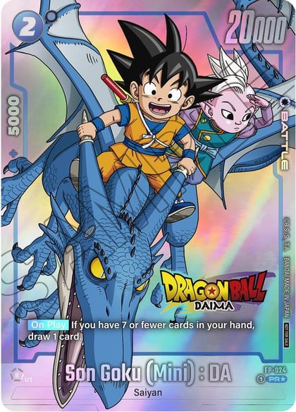 Son Goku (Mini) : DA - FP-024 (Dragon Ball DAIMA), Fusion World Promotion Cards and Packs FP-024