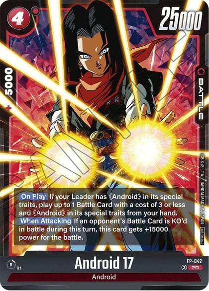 Android 17 - FP-042, Fusion World Promotion Cards and Packs FP-042