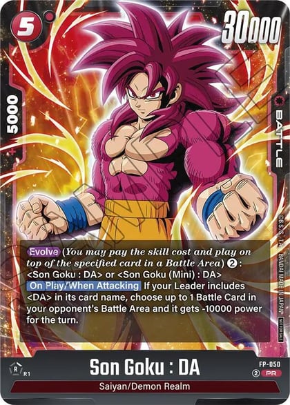 Son Goku : DA - FP-050, Fusion World Promotion Cards and Packs FP-050