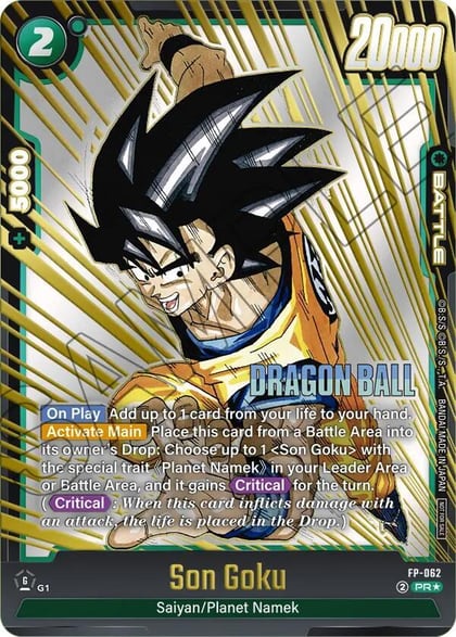 Son Goku - FP-062 (Release Event Winner), Fusion World Promotion Cards and Packs FP-062