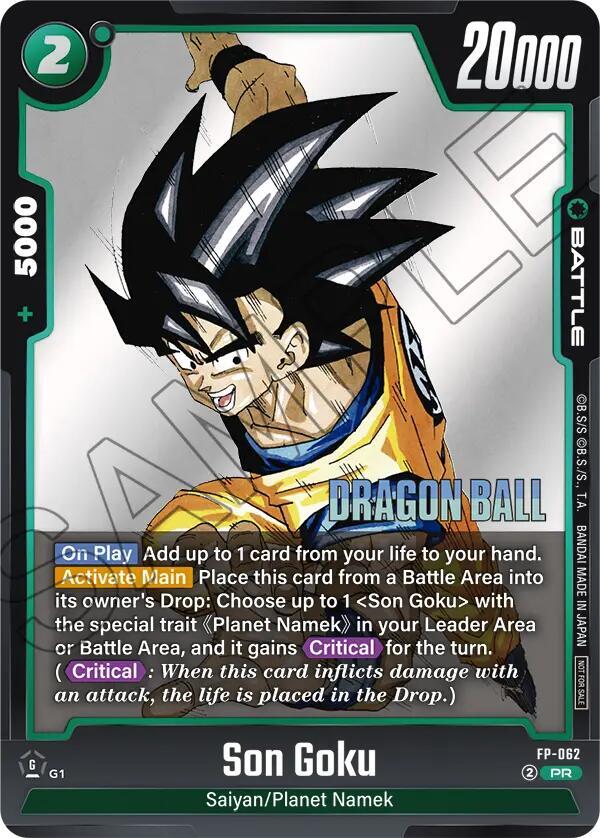 Son Goku - FP-062, Fusion World Promotion Cards and Packs FP-062