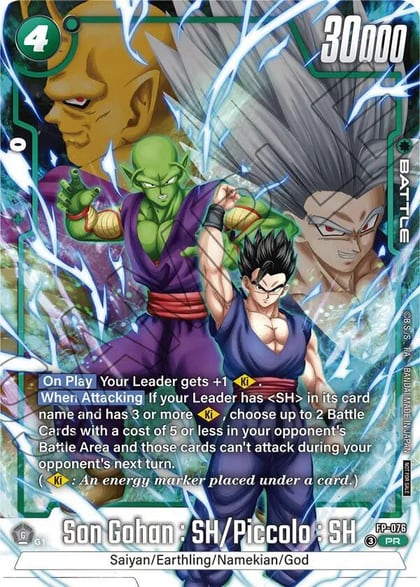 Son Gohan : SH/Piccolo : SH (2nd Anniversary Pack), Fusion World Promotion Cards and Packs FP-076