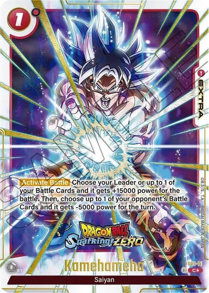 Kamehameha (Dragon Ball Sparking! ZERO), Fusion World Promotion Cards and Packs FS01-15