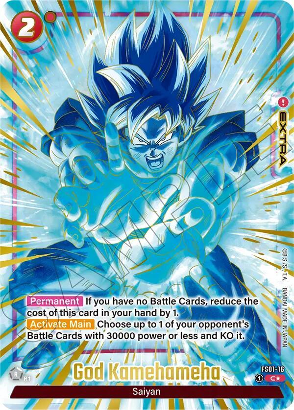 God Kamehameha (2nd Anniversary Set), Fusion World Promotion Cards and Packs FS01-16