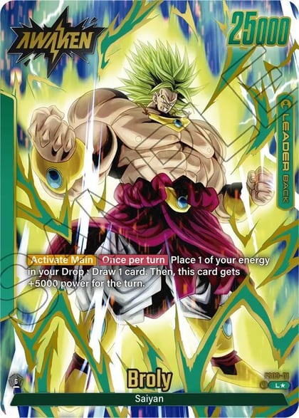 Broly - FS03-01 (Gold), Fusion World Promotion Cards and Packs FS03-01
