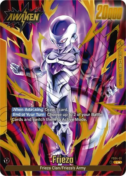 Frieza - FS04-01 (Gold), Fusion World Promotion Cards and Packs FS04-01
