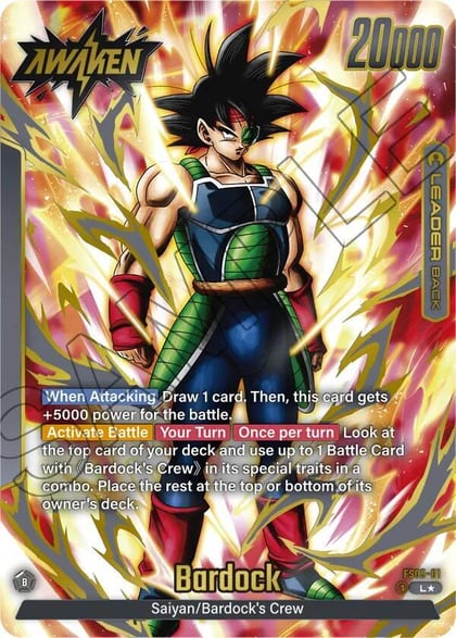 Bardock - FS05-01 (Gold), Fusion World Promotion Cards and Packs FS05-01