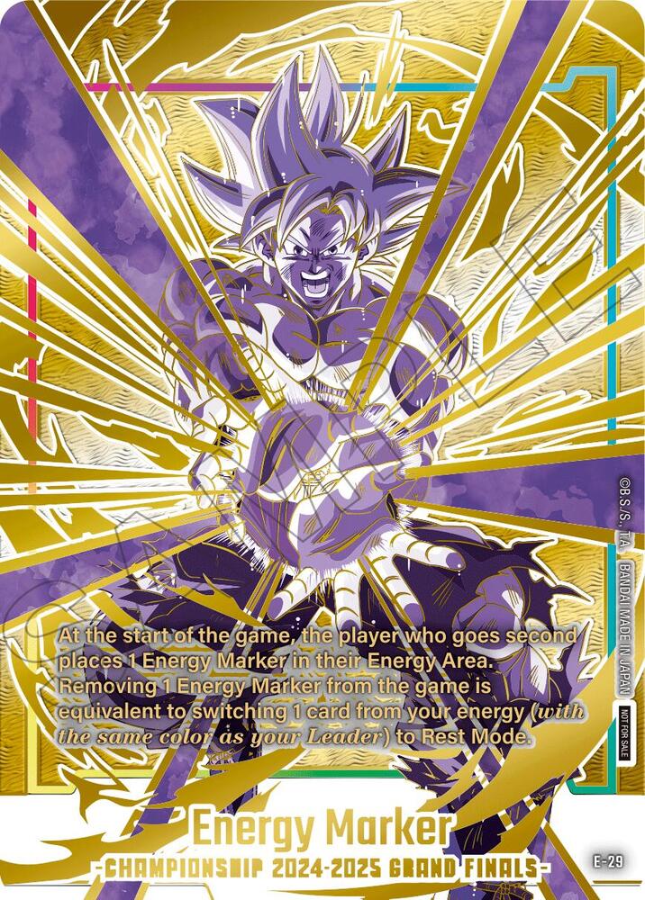 Energy Marker - E-29 (Championship 2024-2025 Grand Finals), Tournament and Championship Promos E-29