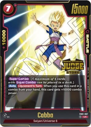 Cabba (Judge Pack (Store Judge) 01), Tournament and Championship Promos FB01-007