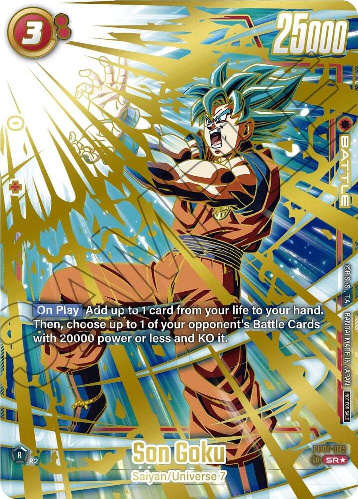 Son Goku - FB01-015 (Championship 2024-2025 Regionals), Tournament and Championship Promos FB01-015